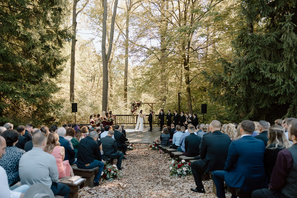 Wedding ceremonies with the Cuyahoga Valley as the backdrop!